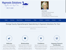 Tablet Screenshot of hypnosissolutions.net